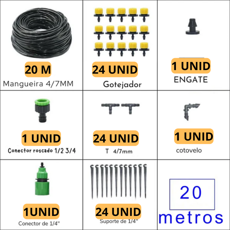 Sistema de irrigação Automático - Plantas Sadias Novamente!