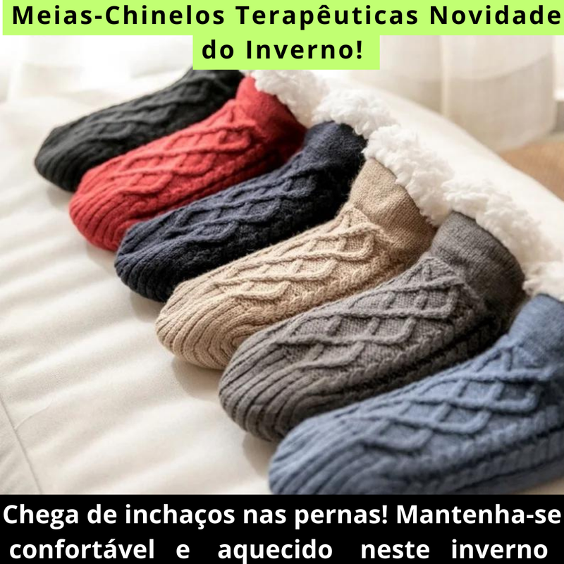 Meias-Chinelos Terapêuticas Alívio Imediato